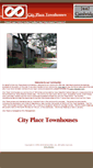 Mobile Screenshot of cityplacetownhouses.org